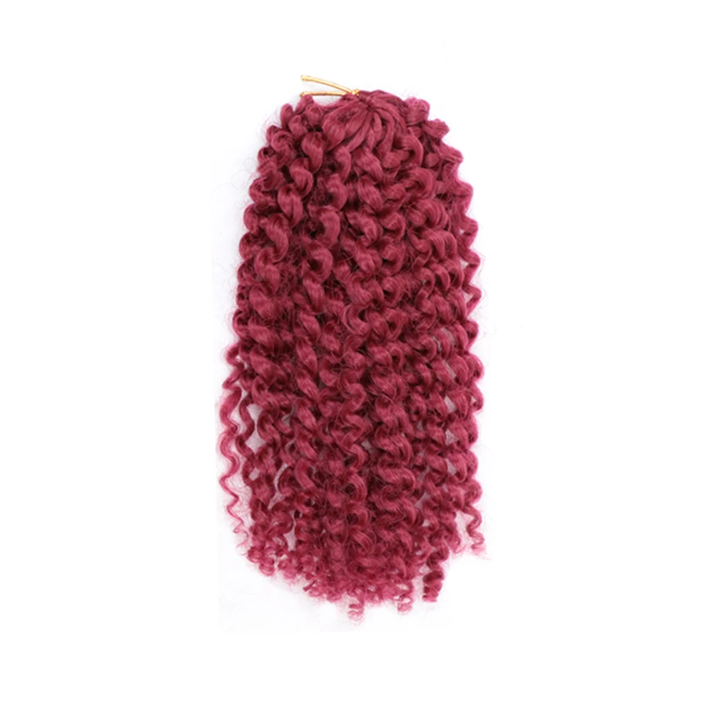 Жук Marly Bob Ombre волосы для наращивания синтетические Marly Jerry curl ямайские прыгающие вязанные волосы афро кудрявые вязанные косы - Цвет: Жук