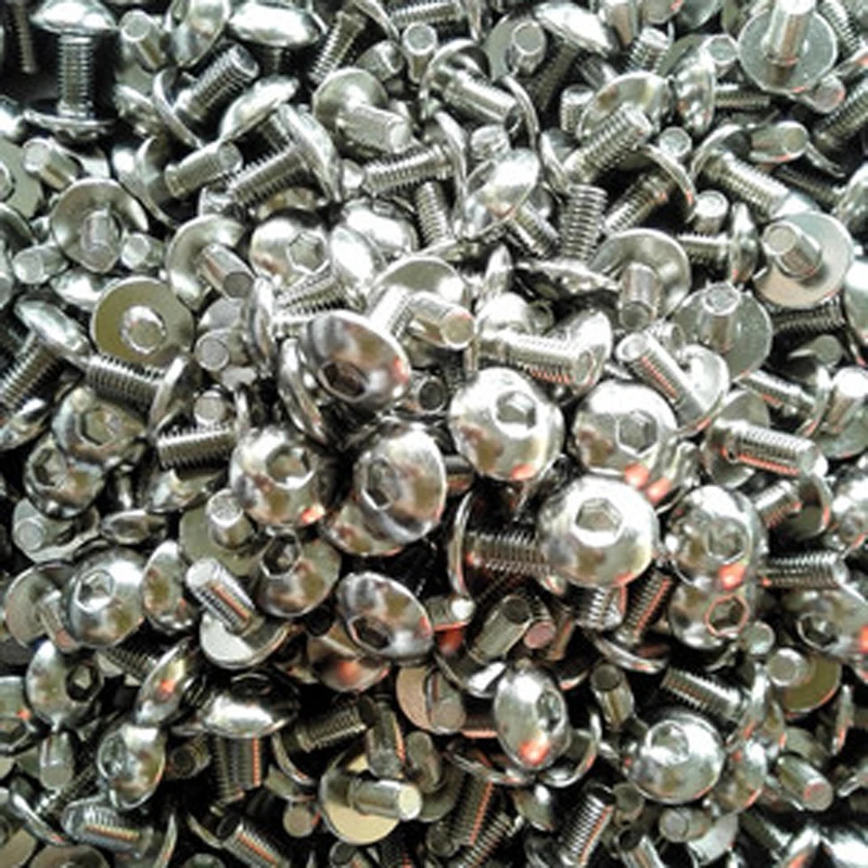 Винты с шестигранным углублением полукруглые головки болты большой круглой