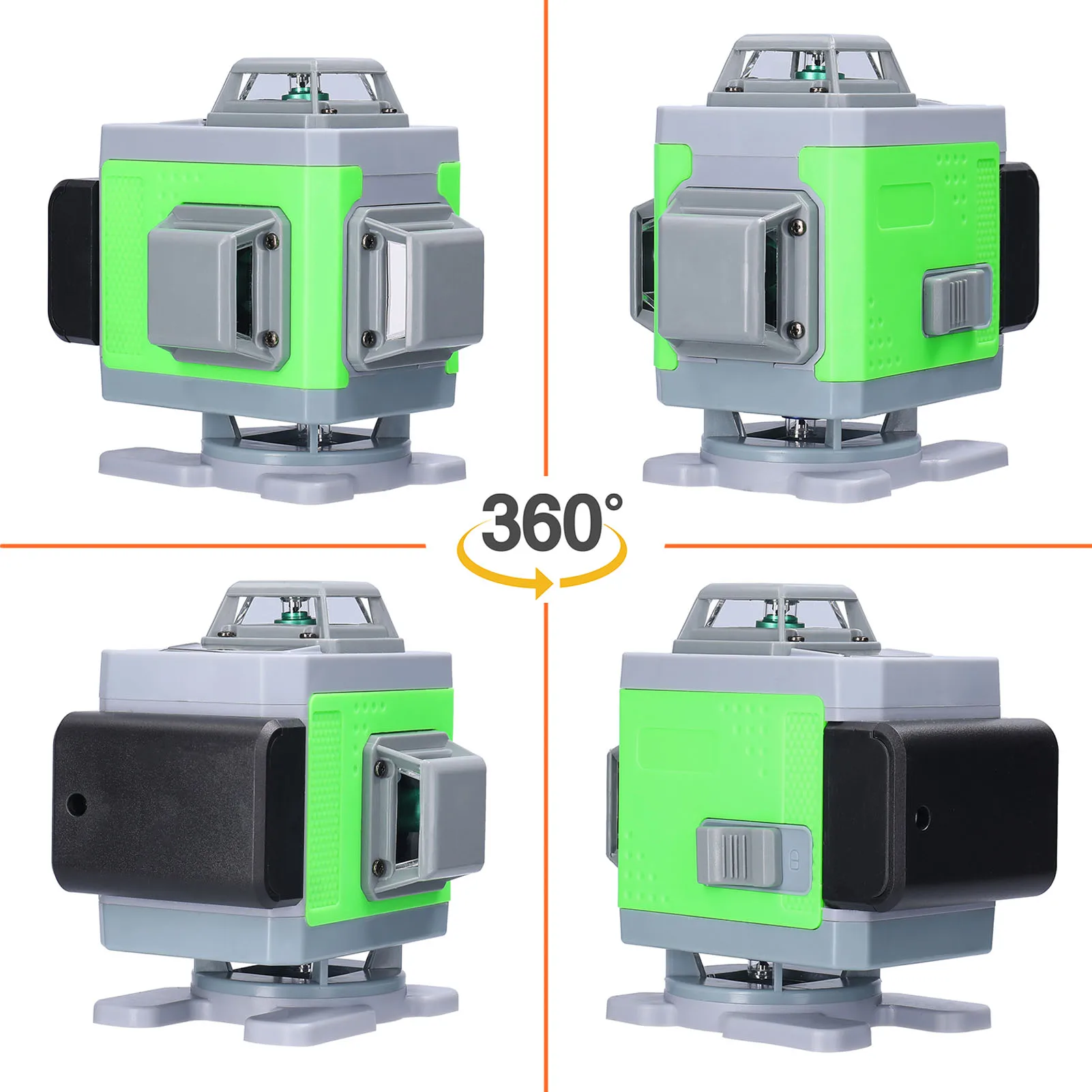 Самонивелирующийся лазерный уровень 4D 16 линий 3 ° с наклонной линией |