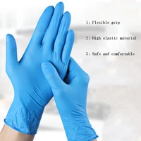 100pcs nitrile gloves kitchen disposable powder free latex gloves for household kitchen accessories garden cleaning gloves