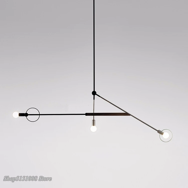 Современный подвесной светильник с геометрическим рисунком s скандинавские