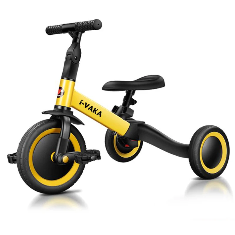 Самокат 3 колеса Регулируемая высота сиденья трехколесный скутер ездить на