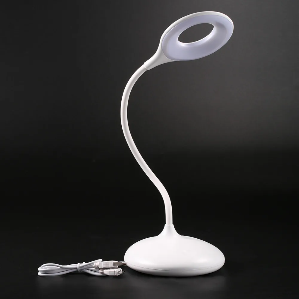 LED Touch On/off Switch Desk Lamp Children Eye Protection Student Study Reading Dimmer Rechargeable Led Table Lamps | Освещение
