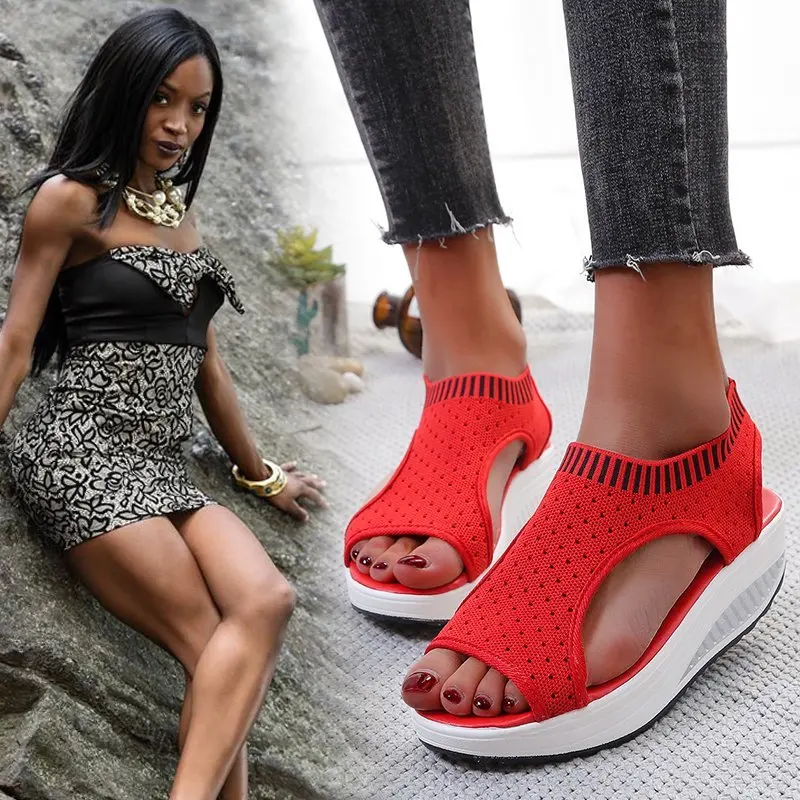Женские летние сандалии YWYGMZ новинка 2021 модные повседневные на толстой подошве