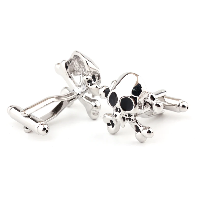 Запонки в форме черепа мужские рубашки запонки из лака выпекающие краски