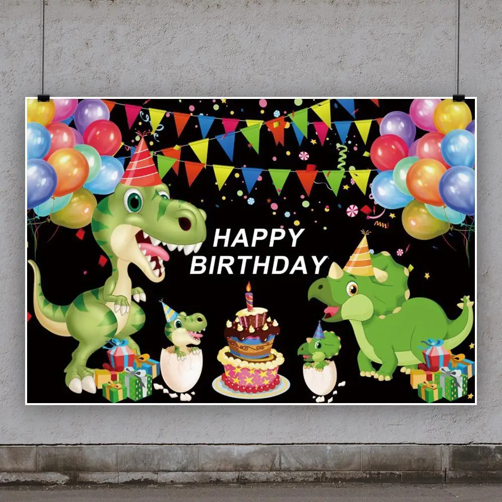 

Jurassic World Theme Backdrop Little Dinosaur Kid Birthday Party Photography Background Photo Studio Props Party Banner Vinyl