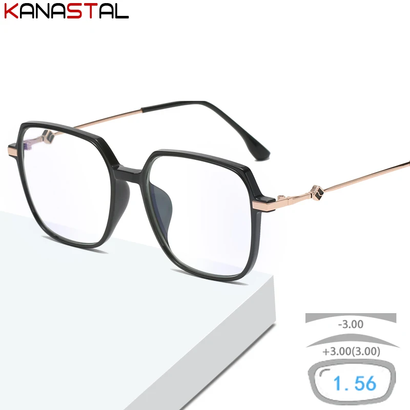 

Women Blue Light Blocking Glasses Men Square Eyeglasses Frames TR CR39Lens Prescription Eyewear Myopia Hyperopia Reading Glasses