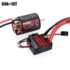 SURPASS водонепроницаемый 540 бесщеточный мотор и Esc + 60A ESC альпинистский набор и светодиодный карточка программирования бесщеточный мотор и Esc