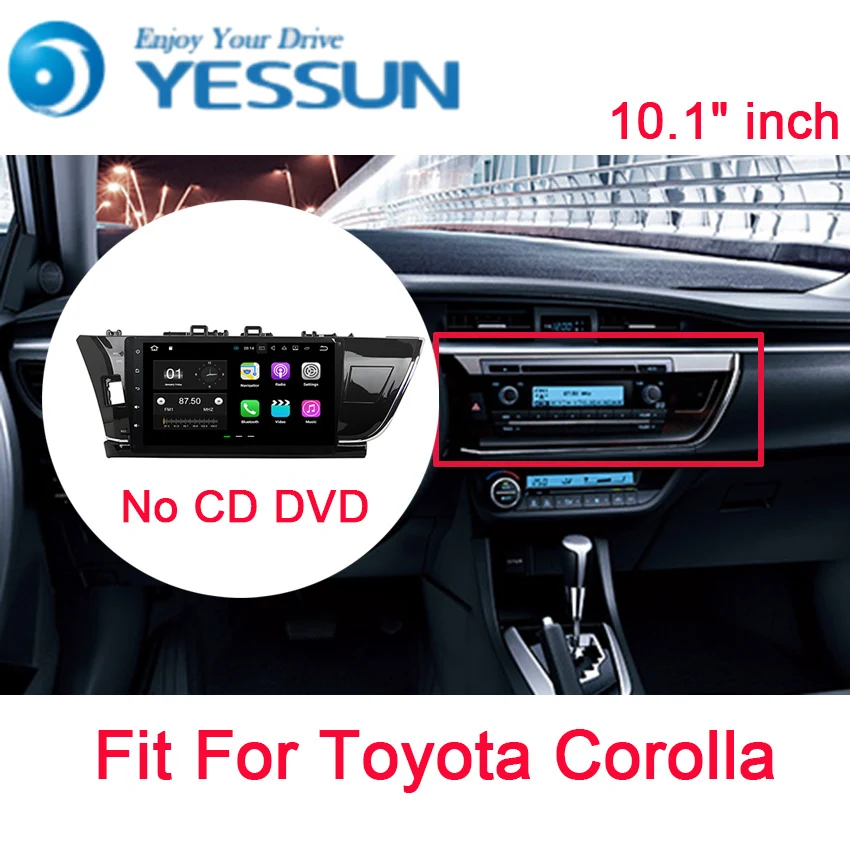 YESSUN Android для Toyota Corolla 2014 ~ 2015 Автомобильный навигатор GPS Аудио Видео Стерео