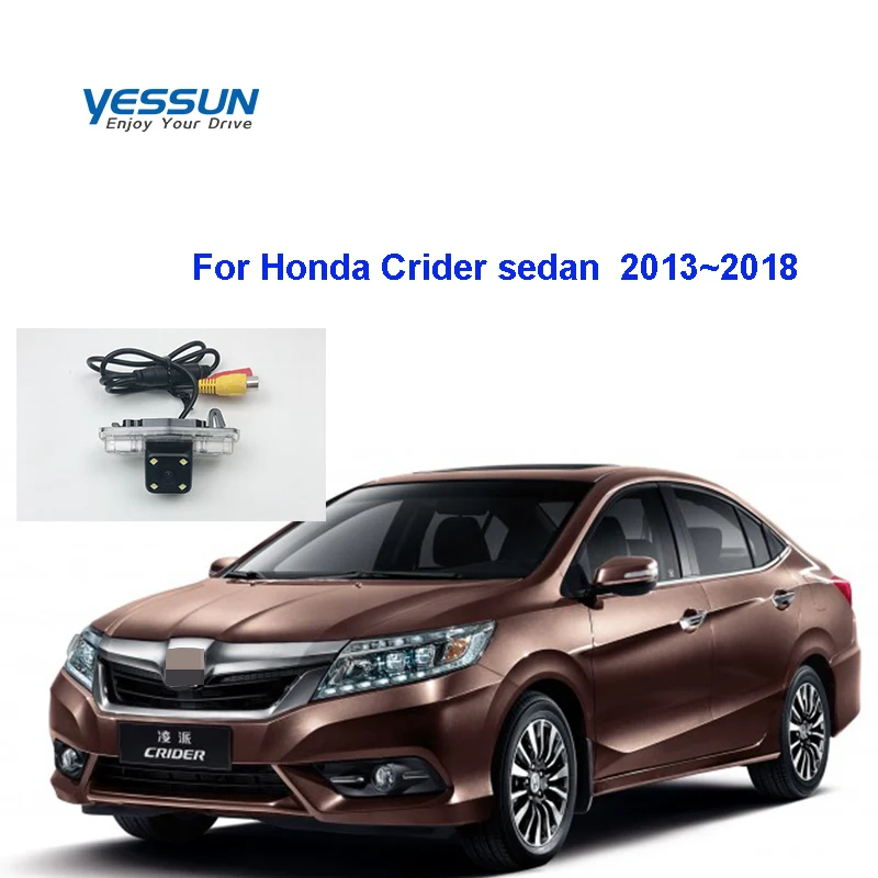 Камера заднего вида Yessun для Honda Crider sedan kuraidтаa 2013 ~ 2018 CCD камера ночного