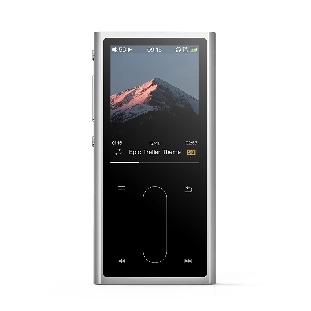 FIIO M3K мини HIFI Hi-Res без потерь портативный музыкальный плеер MP3 AK4376A ЦАП чипы Высокая точность записи - Цвет: M3K Silver