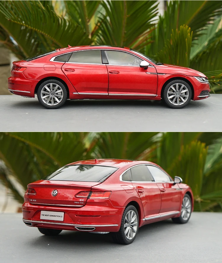 Высокое качество 1:18 VW CC модель сплава, имитация литого металла модель седана, изысканная коллекция подарков