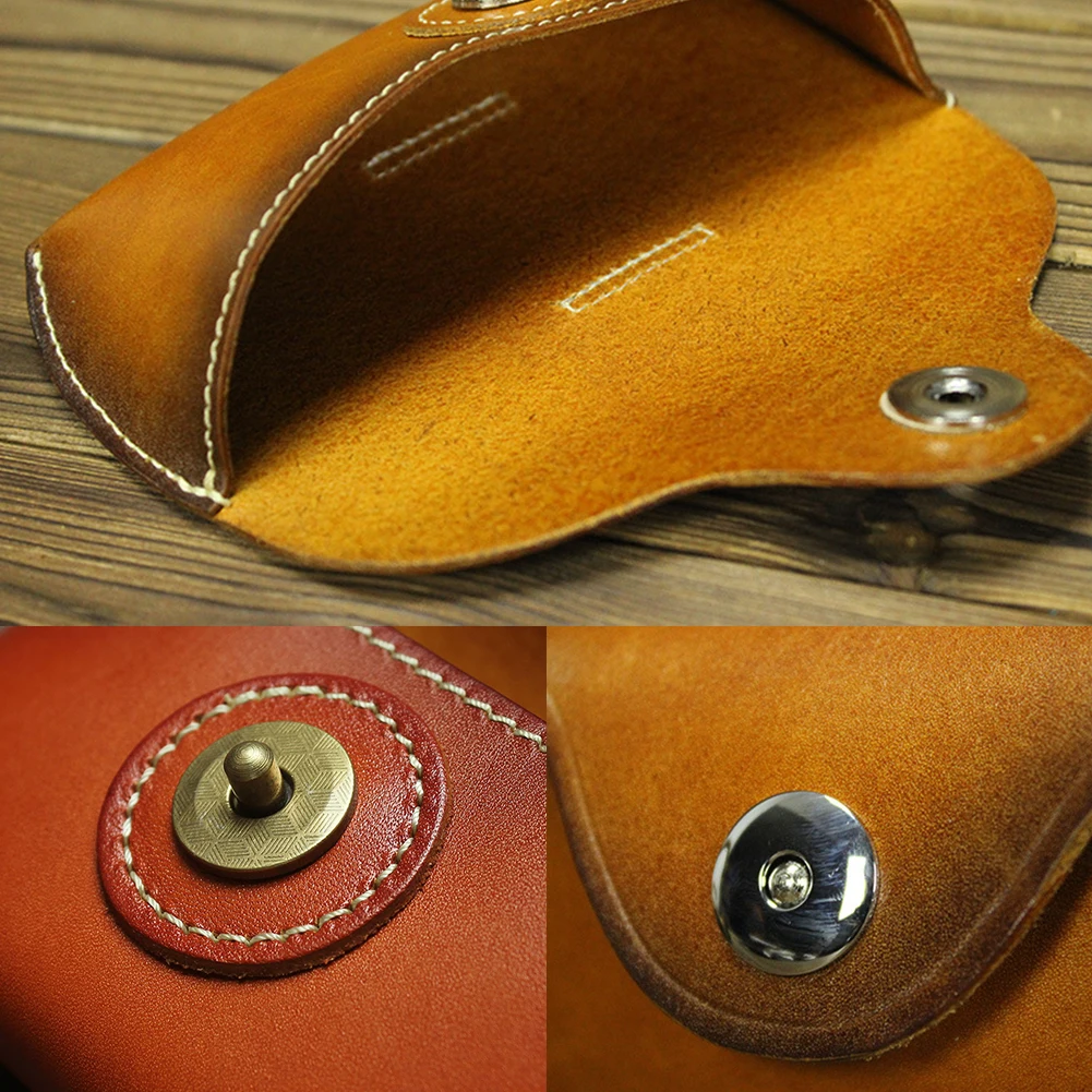 Чехол для солнцезащитных очков винтажный мягкий кожаный Футляр ручной работы с