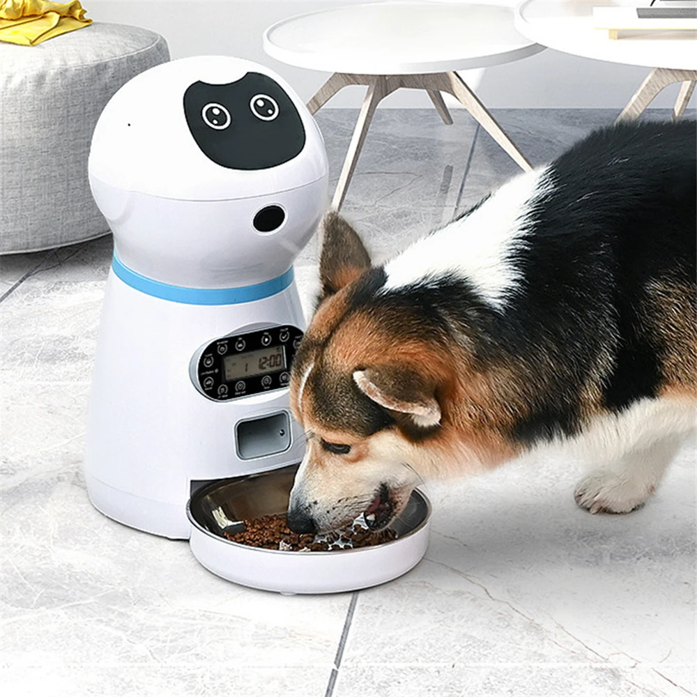 Автоматический Регулируемый дозатор для сухой пищи 3 5 л с программируемым