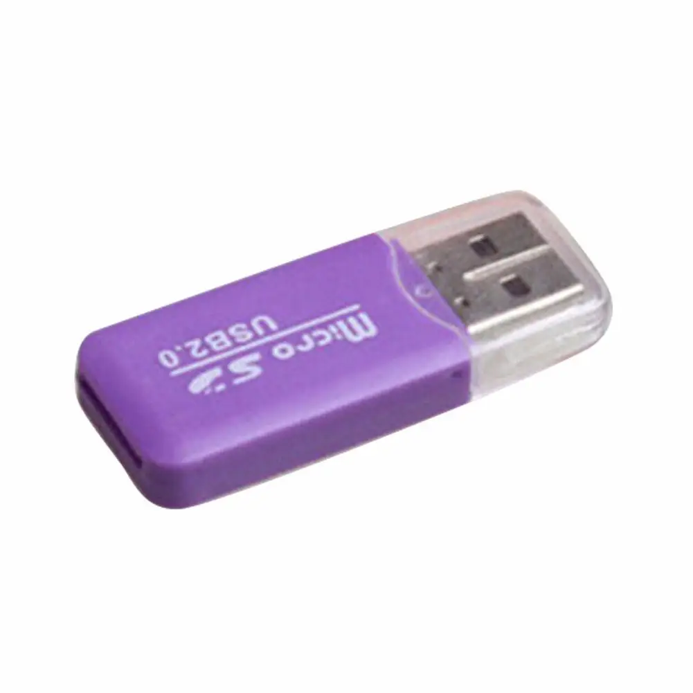 

Mini USB 2.0 TF Micro Security Digital Memory Card Reader Adapter for Laptop