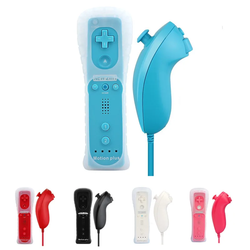 2 в 1 для Nintendo Wii беспроводные пульты дистанционного управления игровой консоли