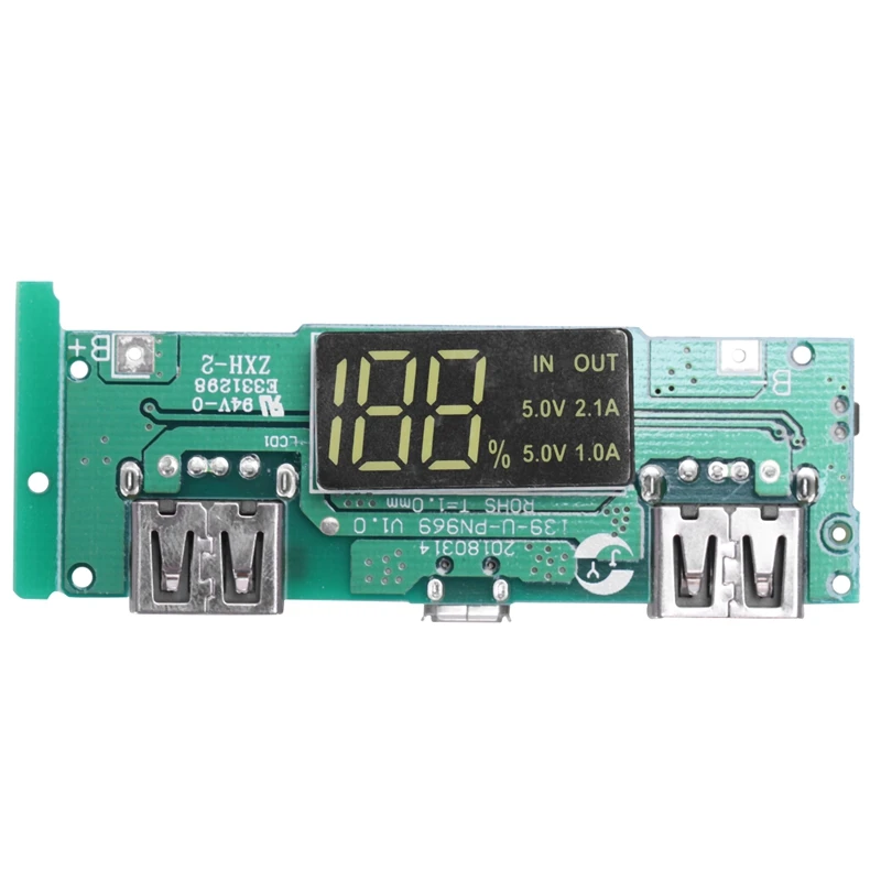 5V Boost High Pass Быстрая зарядка пресс-плата с цифровым дисплеем питания Мобильная