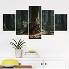 Модульный постер The Last of Us Game, 5 панелей, холщовая картина на стену, домашний декор, печатная картина для украшения гостиной