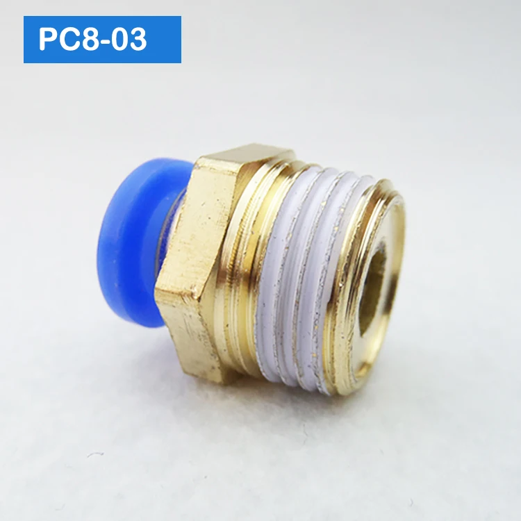 10 шт. BSPT PC6-01 PC6-02 PC8-02 PC4-m5 PC10-02 воздуха коннектор мужской шланг фитинги прямой пуш-ап в фитинги для пневматического соединения