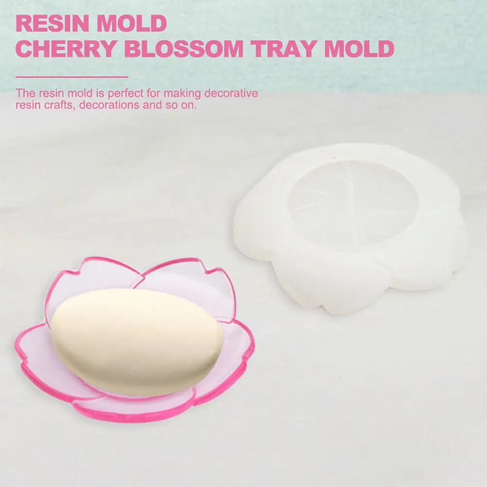 Форма из смолы лоток для цветущей вишни прозрачная пластина форма блюдо подачи