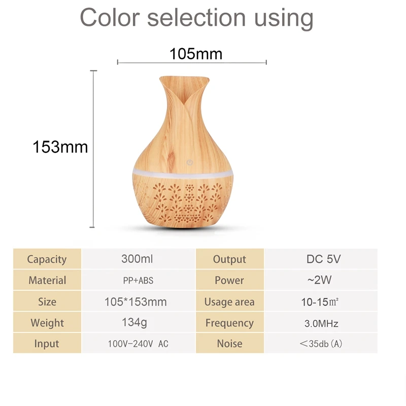 

USB Small Humidifier Ultrasonic Essential Oil Diffuser Portable Air Purifier Single Room Humidifiers