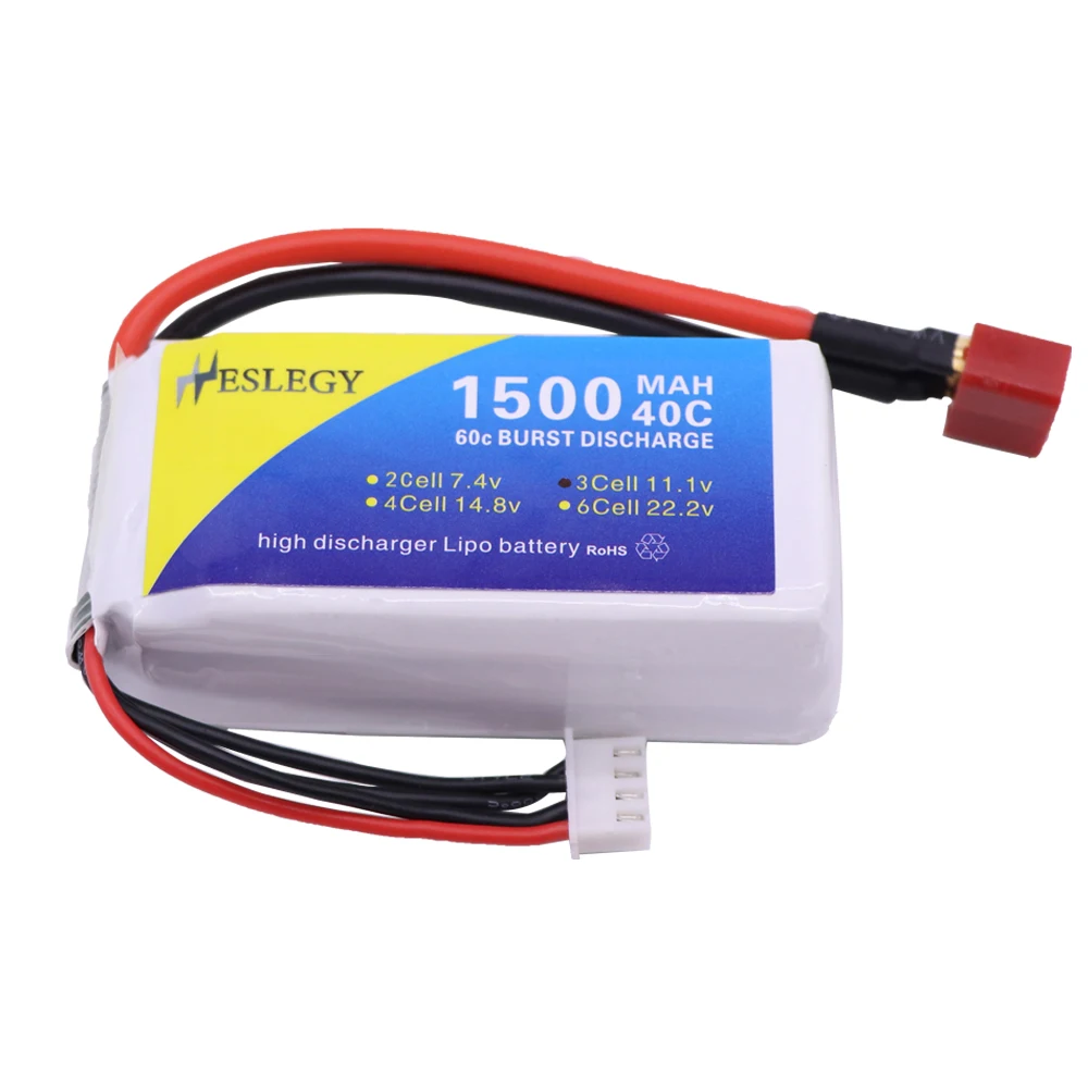 Аккумуляторная батарея LiPo T/XT60/JST 11 1 В 1500 мА · ч для Rc автомобили вертолет детали