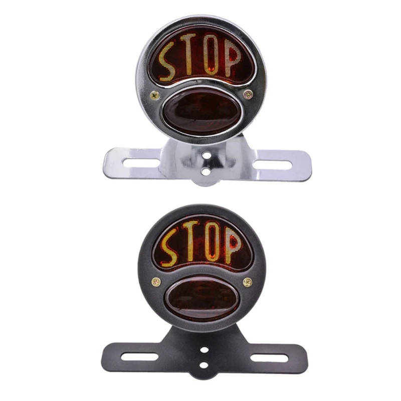 

LED Licence Plate Number Light Universal Motorcycle Brake Taillight Lamp Tail Light Licence Plate Number Light