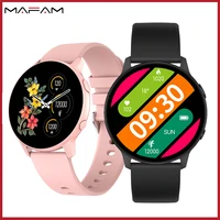 mx1 smart watch 1 28inch round screen ip68 waterproof long standby watches heart rate monitor fitness tracker