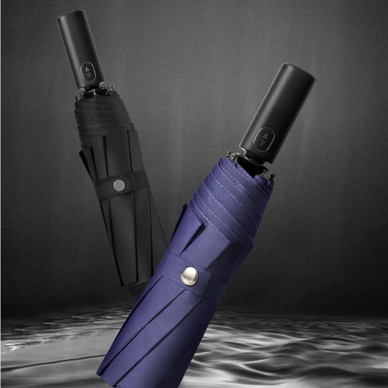 

3 Folding Umbrella Men Automatic Japanese Business Outdoor Car Portable Waterproof Travel Uv Protection Umbrella Rain Gear DA60Y