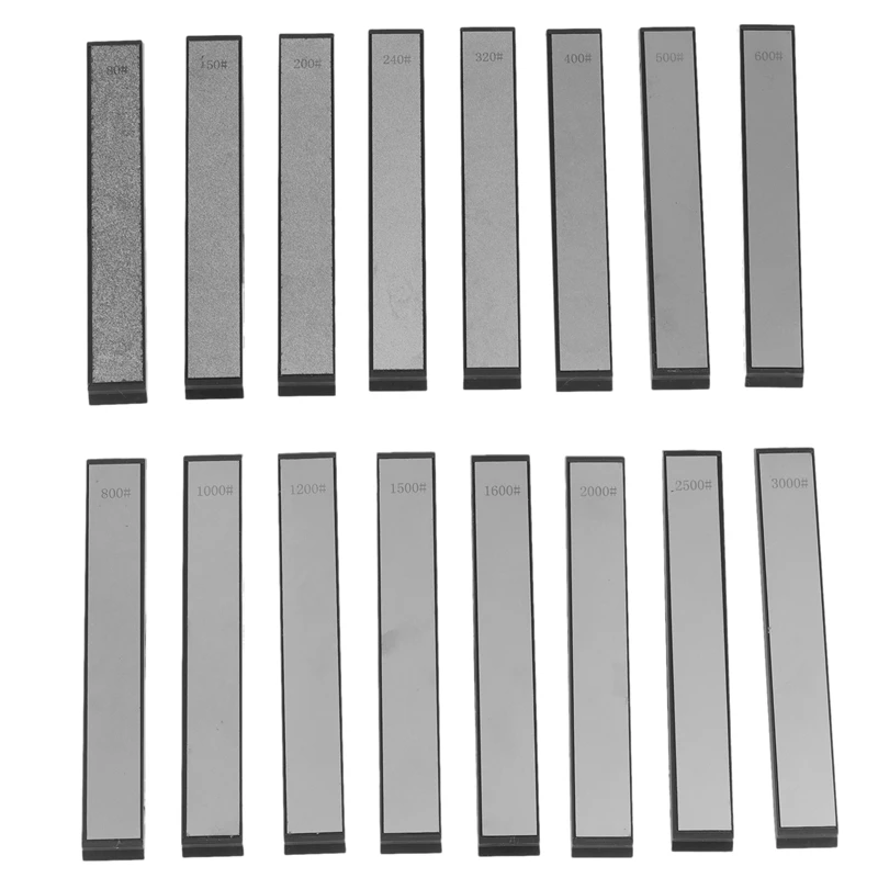 

16 шт. Алмазная точилка, домашний кухонный точильный камень, система заточки, Алмазный точильный камень, набор инструментов 80-3000