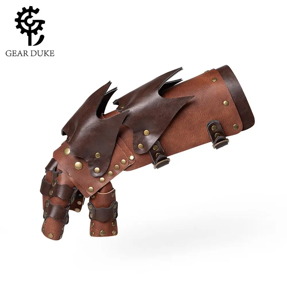 Мужской кожаный браслет GearDuke Bracer вечерние наручные часы в стиле стимпанк с