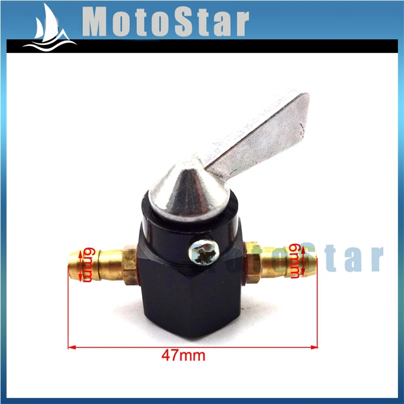 3x 1/4 &quot6 мм газовый бензиновый топливный бак кран Встроенный спускной клапан