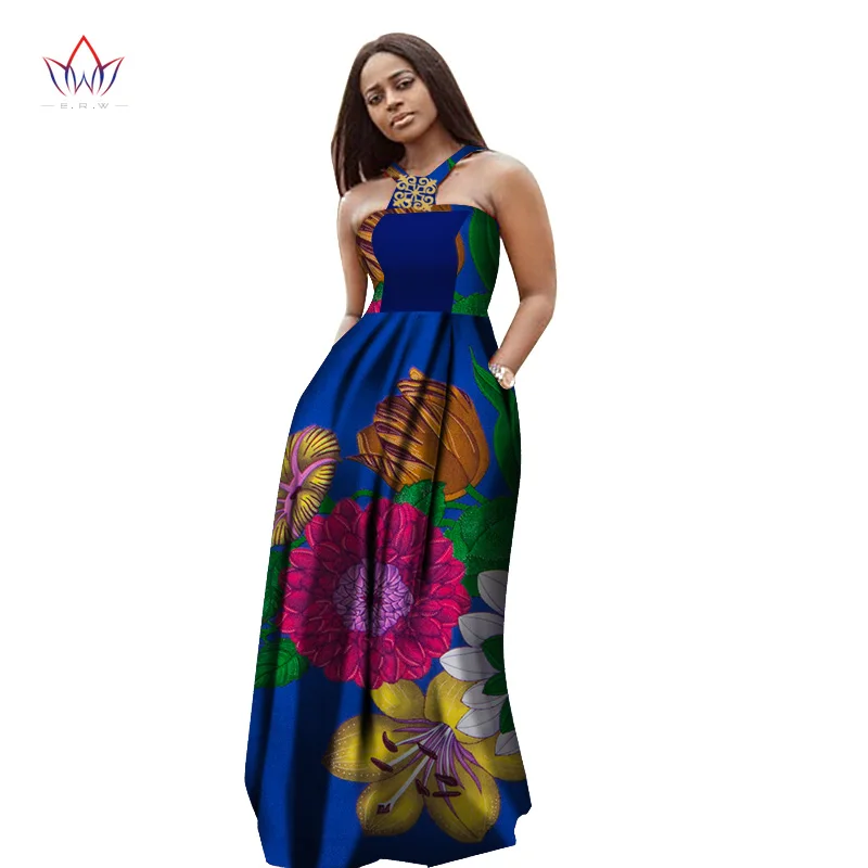 Летние макси платья стиль африканские платья для женщин Vestidos африканская одежда Дашики размера плюс платья для вечеринок WY2740 - Цвет: 13