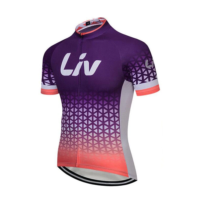 

2021 LIV Women Short sleeve Cycling Jersey triathlon Summer MTB Bicycle Cycling Clothing Maillot Ropa Ciclismo Racing Clothes