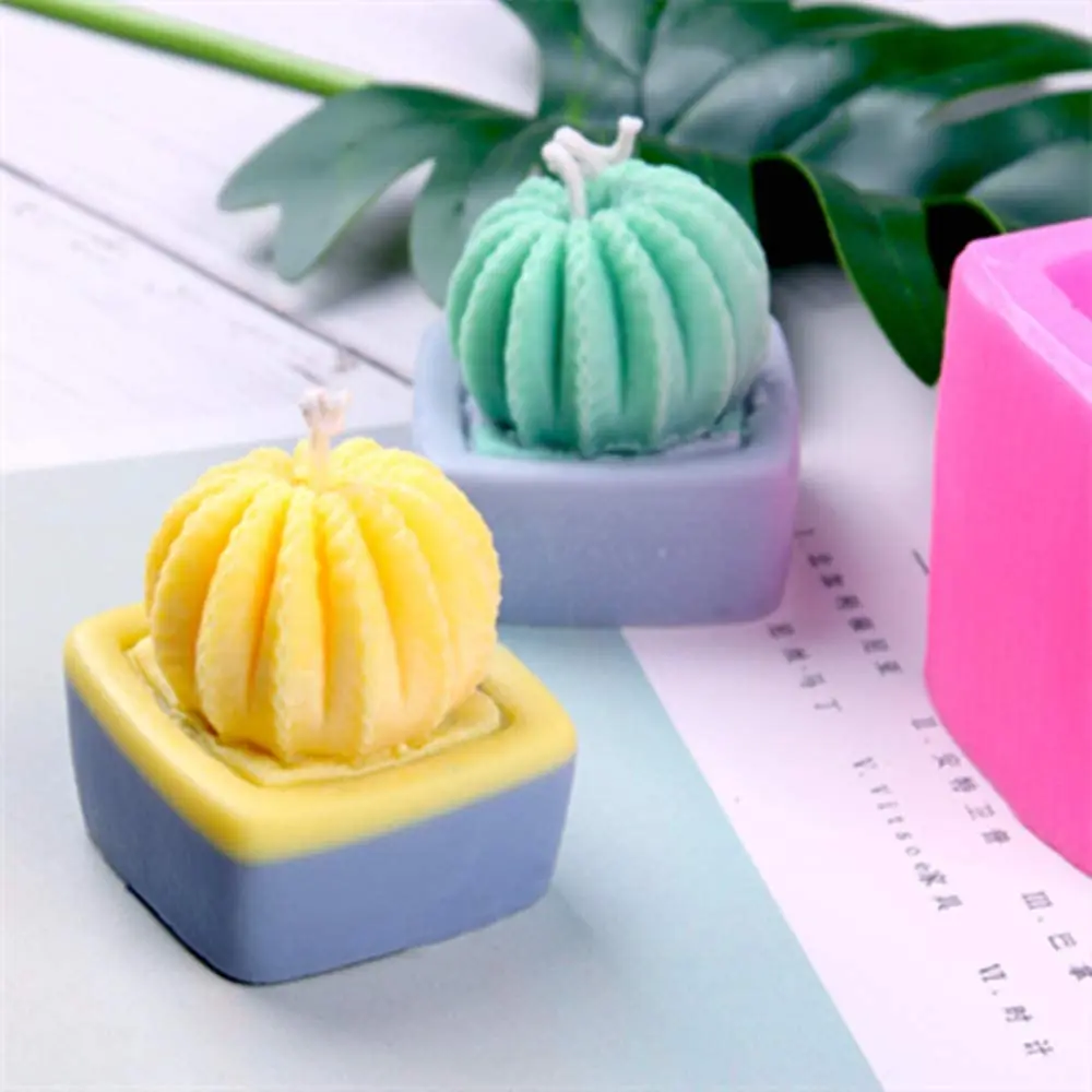 Отличная форма цветок подсолнечник цилиндр 3D силиконовая для свечей сделай сам