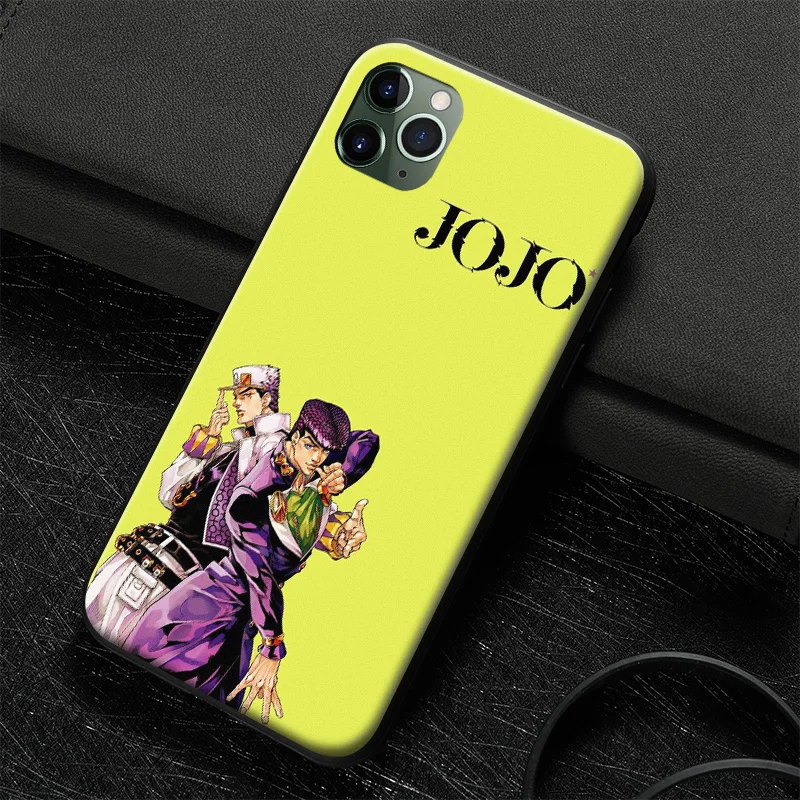 Мягкий силиконовый чехол для телефона Jotaro Kujo Josuke Higashikata JoJo's iPhone SE 6 6s 7 8 Plus X XR XS 11