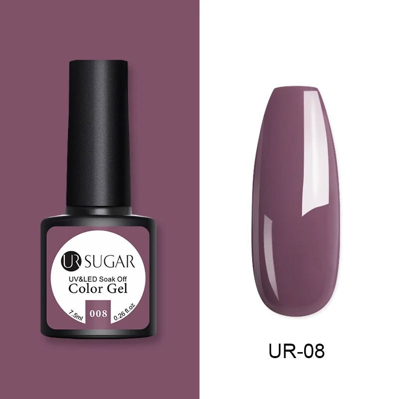 8 Ur Sugar Гель-лак UV Vernis Полупостоянный праймер верхнее покрытие 7,5 мл замачиваемый эмалированный Гель-лак УФ-гель для ногтей лак - Цвет: 8