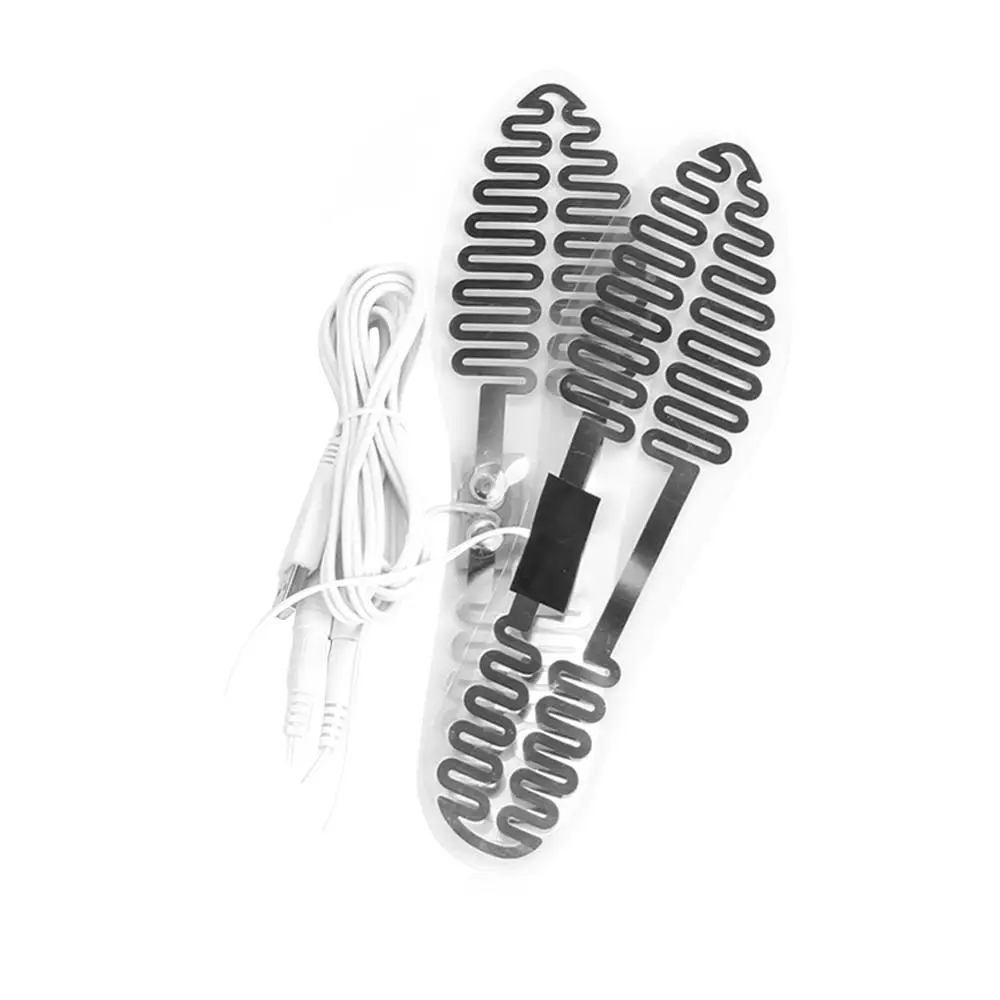 Электрические стельки с подогревом водонепроницаемые длина 23 см 5 В 2 а USB | Спорт и