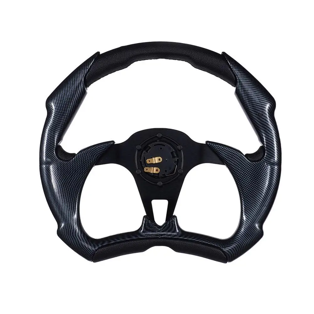 6 Болт гоночный руль Авто Руль спортивный Дрифтинг колеса алюминий|Рулевые и