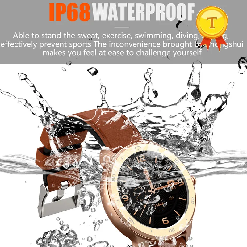 

best selling Round HD Screen heart rate pressure Smart Watch IP68 Waterproof bluetooth Smartwatch Fitness Tracker Men woman