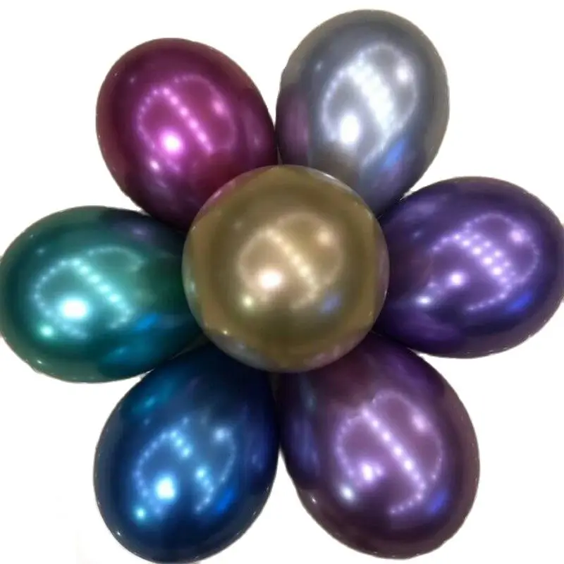 

Metal Balloons 10pcs12 Inch Round Thick Helium Ballon Wedding Inflatable Birthday Party Decoration Baby Shower Christmas Supplie
