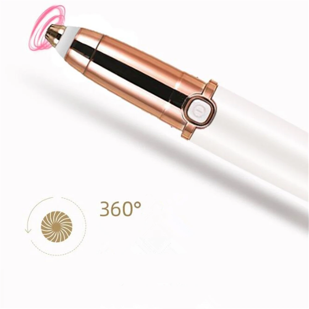 1pc Electric Eyebrow Trimmer Mini Eye Brow Shaper Shaver Razor Painless Epilator Portable Facial Hair Remover for Women | Красота и