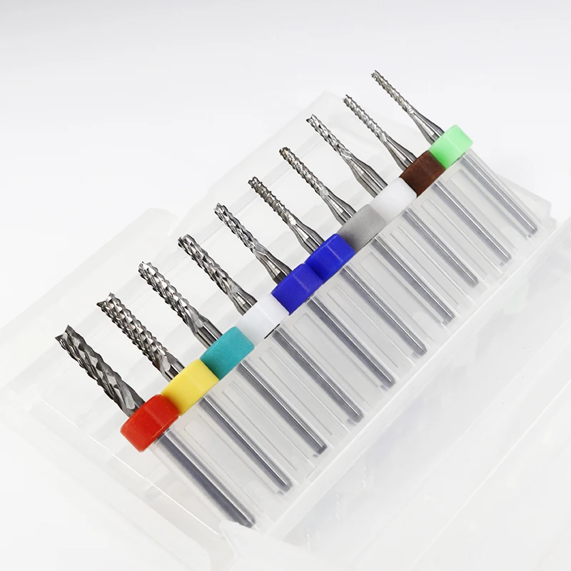 VACK 1 шт. карбидная Вольфрамовая фреза для лазерной резки Фрезы с ЧПУ