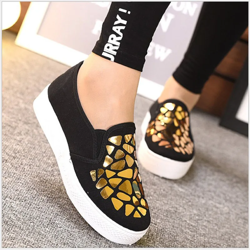 LASPERAL/2019 г. Модные женские лоферы Вулканизированная обувь парусиновые кроссовки с