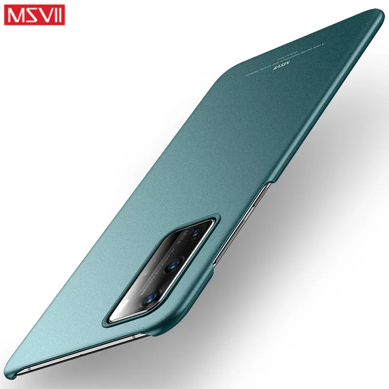 Чехол для huawei P40 P30 P20 Pro p9 P10 plus MSVII Жесткий Тонкий матовый чехол из поликарбоната p40