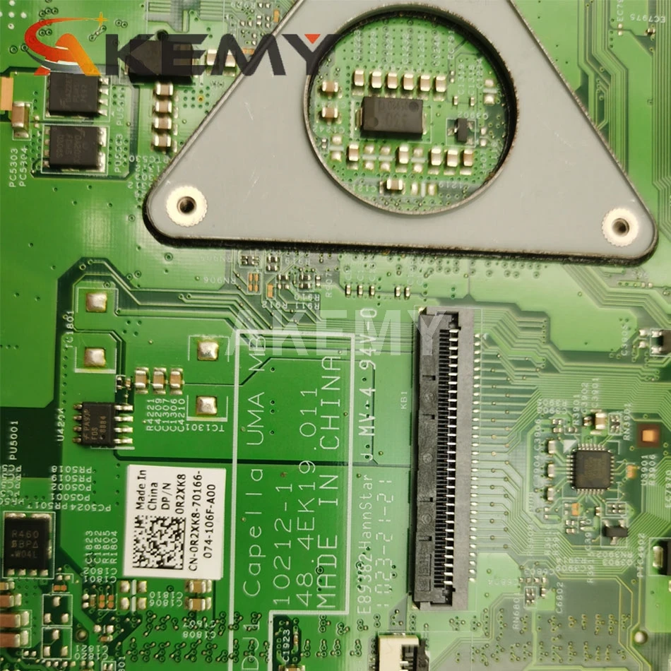 

Akemy motherboard For DELL Inspiron N4030 mainboard PGA989 0H38XD CN-0H38XD HM57 48.4EK01.021 with graphic test good Free CPU