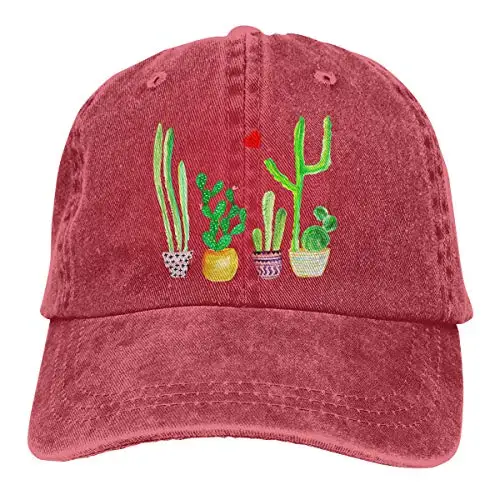 Cacti Cactus Love Artical Unisex Adult Adjustable Leisure Dad Cap | Спорт и развлечения