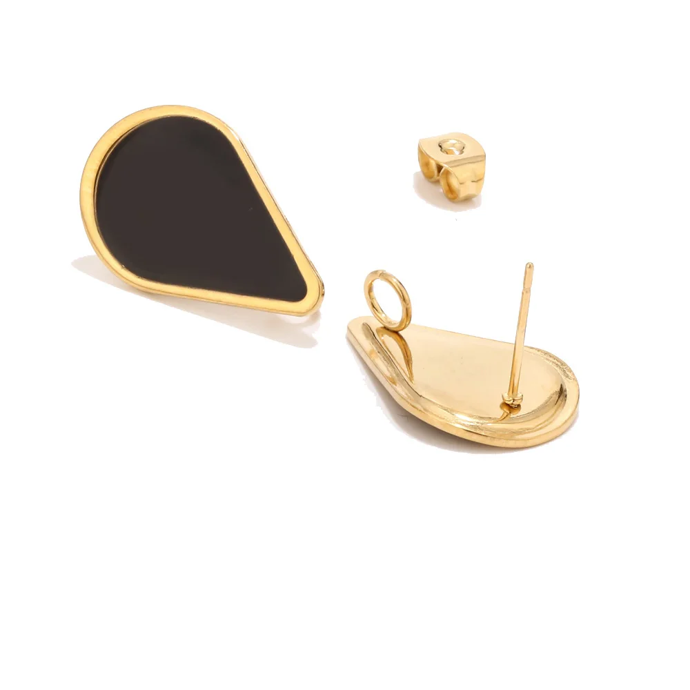 6 шт. серьги-гвоздики из нержавеющей стали 22 х14 мм | Украшения и аксессуары