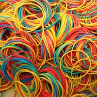 diameter 15mm 50mm color high elastic rubber bands supplies stretchable latex rings for school office stationery