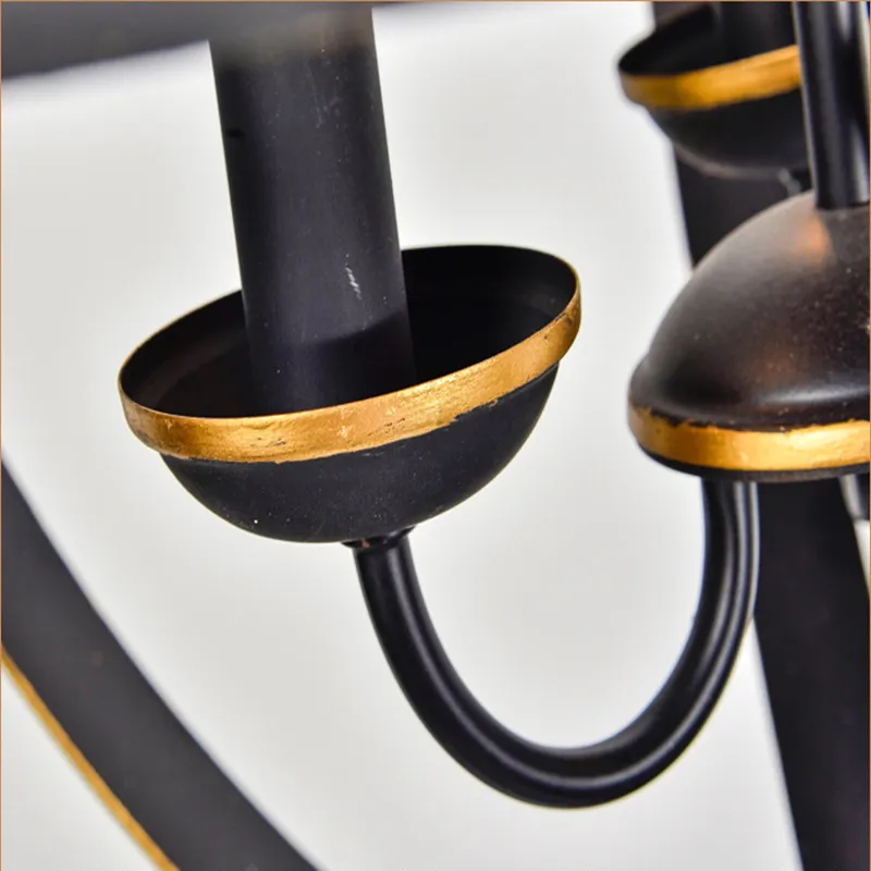 

Vintage Style Iron LED Pendant Lights Rustic Metal Wood Texture Foyer/Restaurant/Corridor/Coffee Painted Globular Light Fixtures